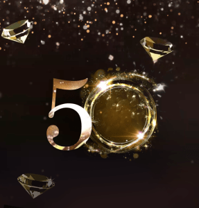 Електронна покана за юбилей